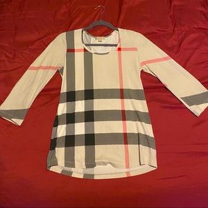 Burberry Brit 3/4 sleeve top